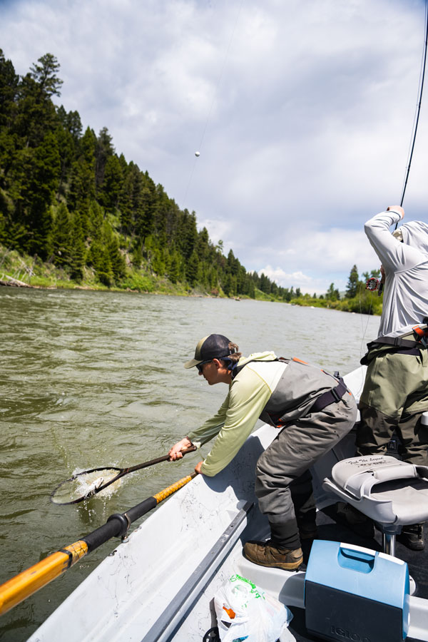 Fly fishing the Kootenai River in Montana